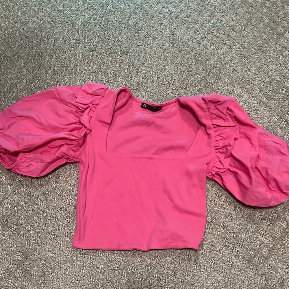 Pink Zara top!